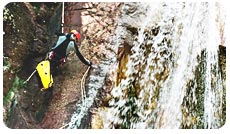 descente en rappel